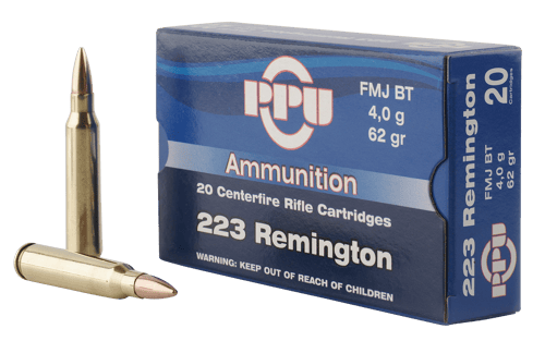 8605003812326 PPU PP223F2 Standard Rifle 223Rem 62gr Full Metal Jac...