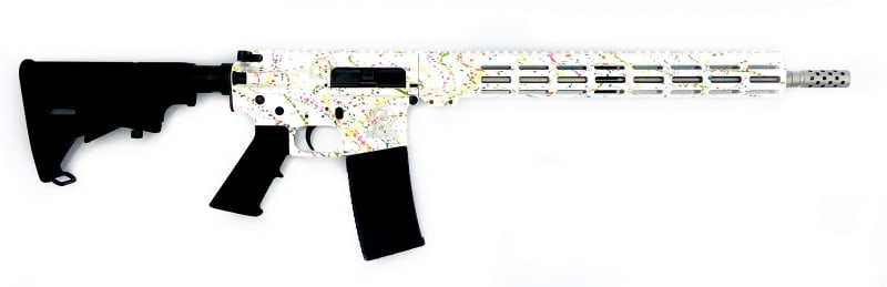 638457791495 GLFA AR15 Rifle - White (Saved By The Splatter) | .223...