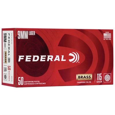 029465060879 Federal WM5199 Champion Training 9mmLuger 115gr Full M...