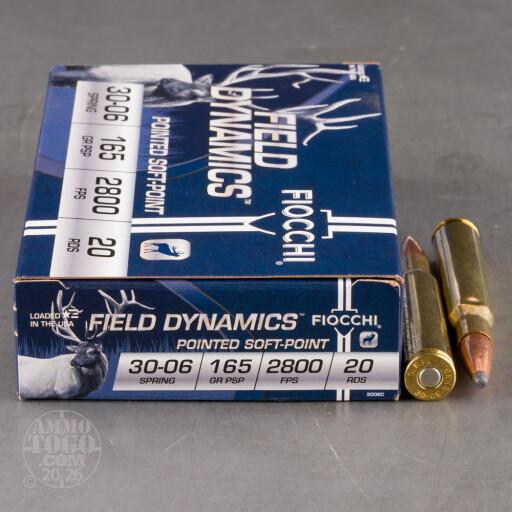 762344709093 Fiocchi 3006C Shooting Dynamics 30-06 Springfield 165 ...