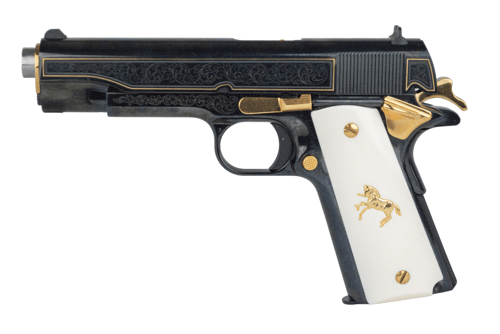 151550026792 Colt Classic 1911 Polished Gold Decorative Engraved .4...