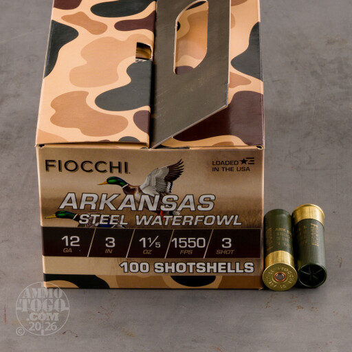 762344866604 Fiocchi 12 Gauge Ammunition Arkansas Steel Waterfowl F...