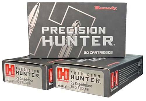 090255834123 Hornady 83412 Precision Hunter 22 Creedmoor 80 gr ELD-...