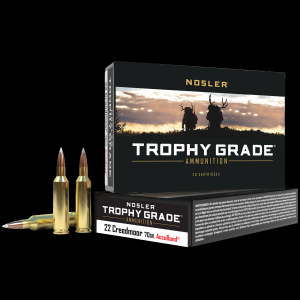 054041601528 Nosler Trophy Grade 22 Creedmoor Ammo 70 Grain Nosler ...