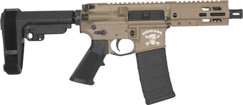810112496376 Brigade BM-15 Pistol 5.56 NATO 10.5" Barrel 30+1 Semi-...