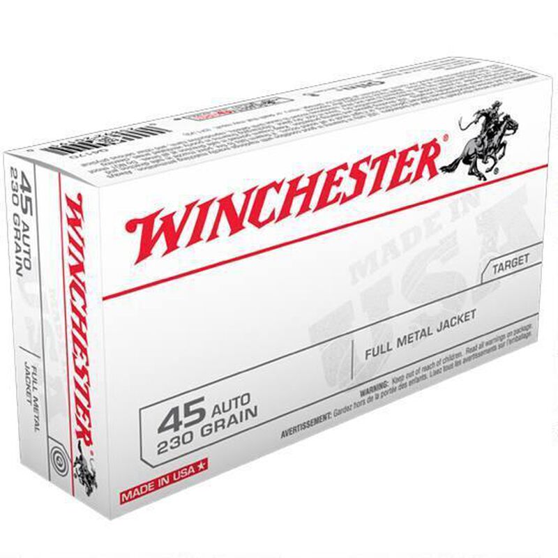 020892207868 Winchester Q4170 USA .45 Auto 230 Grain FMJ