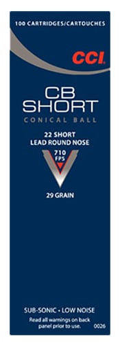 076683000262 CCI 0026 Specialty CB Pest Control 22Short 29gr Lead R...