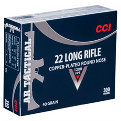 076683009562 CCI AR Tactical Ammunition - 22 Long Rifle - 40 Grain ...