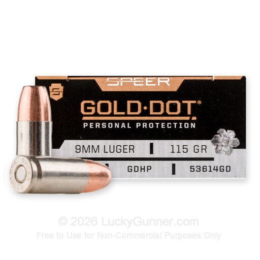 604544704259 Speer 9mm Ammo 115gr Jacketed Hollow Point Ammunition ...