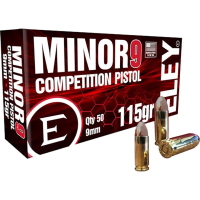 650911090166 Eley 9mm Ammo 115gr Full Metal Jacketed Ammunition - 5...