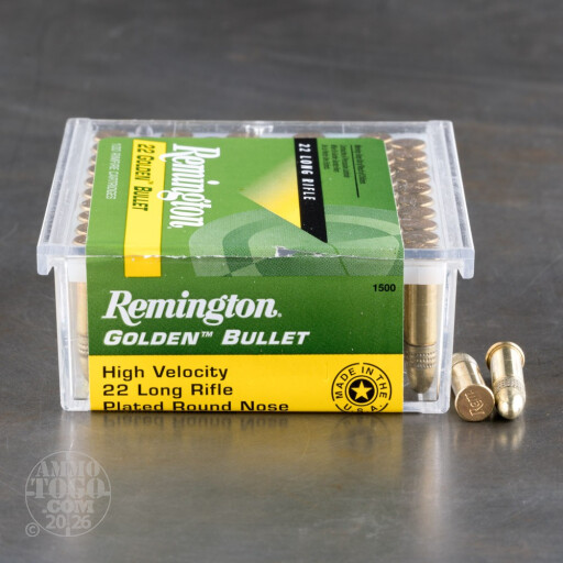 047700000503 Per Round – Remington Golden Bullet .22LR Ammo – 40gr ...