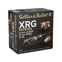 754908501106 Sellier & Bellot SB9XA XRG Defense 9mmLuger 100gr Soli...