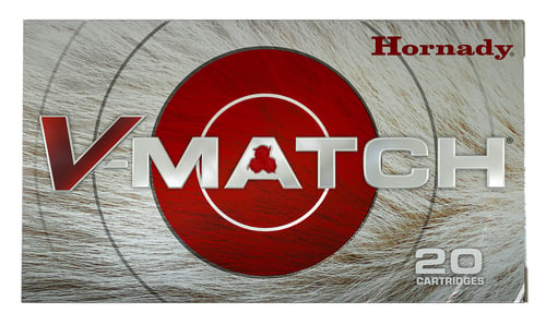 090255834147 Hornady V-Match Rifle Ammunition .22 Creedmoor 69 gr E...