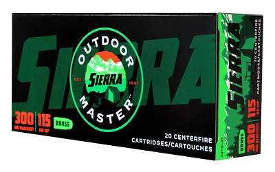 092763600214 Sierra Bullets, Outdoor Master, 300 Blackout, 115Gr, H...