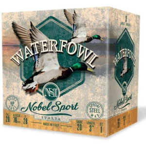 837913001271 Nobel Sport Waterfowl Steel 20g #2 3" 1oz 1450fps