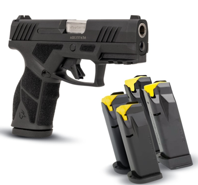725327639350 TAURUS GX2 - 9MM 3.7'' BK/BK 5x13 RDS. The Compact Pow...
