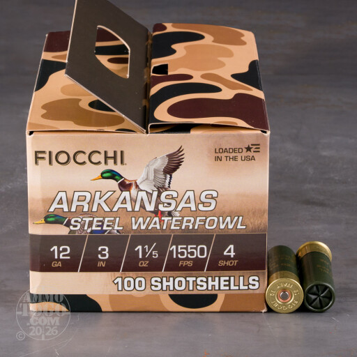 762344866611 Fiocchi 123ADS4 12Gauge 3" 1 1/5oz 4Shot 100 Per Box/2...