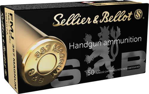 754908500536 Sellier & Bellot SB357A Handgun 357 Mag 158 gr Full Me...