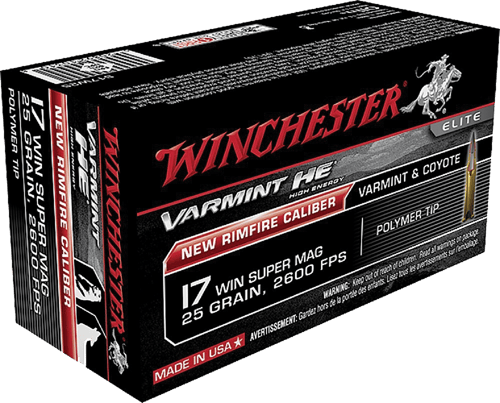 020892103085 Winchester Ammo S17W20 Varmint HV 17WSM 20gr Polymer T...