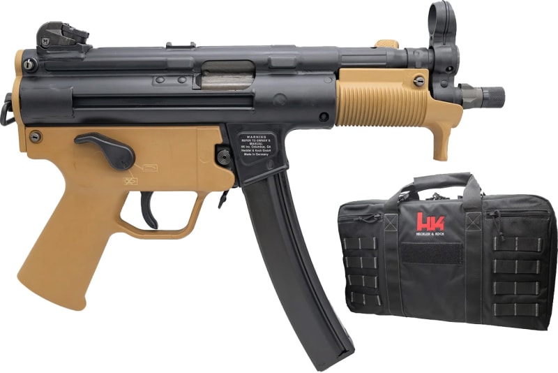 642230275676 Heckler and Koch SP5K-PDW, Semi-Auto 9mm Pistol, 5.83"...