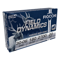 762344709109 Fiocchi Field Dynamics .30-06 Springfield 180gr. Point...
