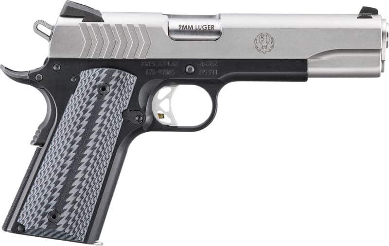 736676067947 Ruger SR1911 Full Size 9mm Luger 9+1 5" Stainless Stee...