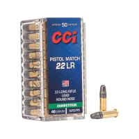 076683000514 Per Round – CCI 0051 Pistol Match Competition 22LR 40g...