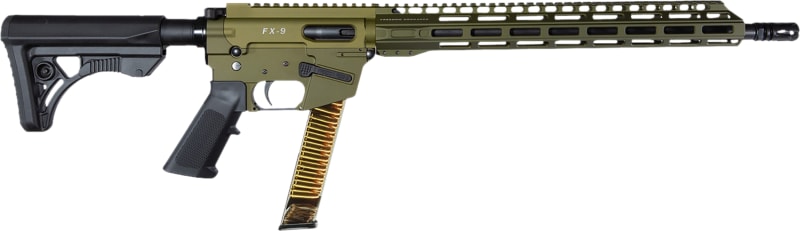 856169007691 Freedom Ordance FX9R16-ODG FX9R 9mm Luger 33+1 16" Bla...