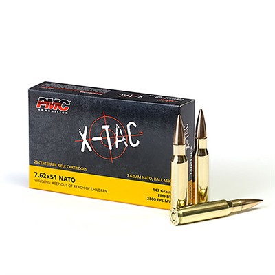 741569010153 PMC 762X X-Tac 7.62x51mmNATO 147gr Full Metal Jacket B...