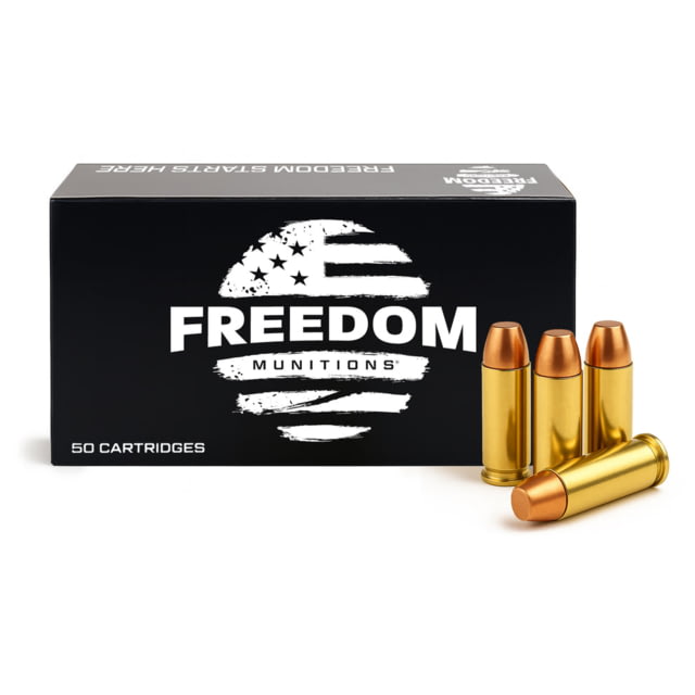 781100772171 Freedom Munitions 357 Magnum Ammo- 158 Gr Flat Point (...
