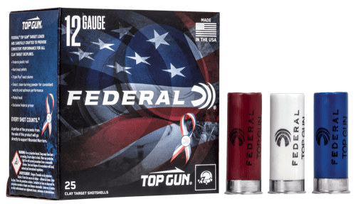 604544708752 Federal TGL12US8USA 12Gauge 2.75" 1 1/8oz 8Shot 25/Box