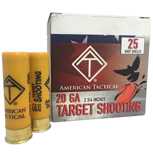 819644021865 ATI Target Load 20Gauge 2.75" 7/8oz 8Shot 25 Per Box/1...