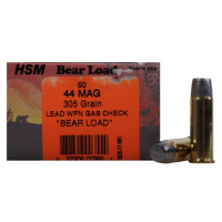 837306003554 HSM Bear .44 Rem Mag 305 Grain WFN - 50 Rounds per Box...