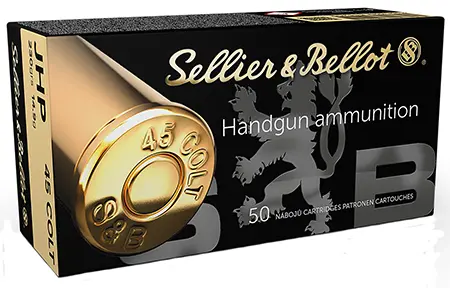 754908500628 Sellier & Bellot Ammunition - 45 Colt - 230 Grain Jack...