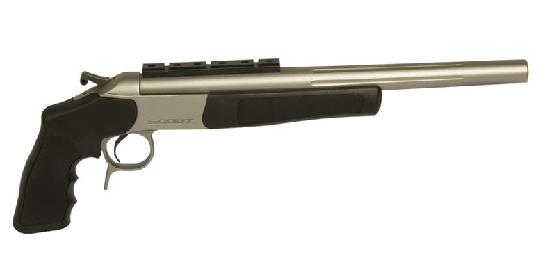 043125807154 CVA SCOUT V2 LR PISTOL 14 223REM SS BLK THRD