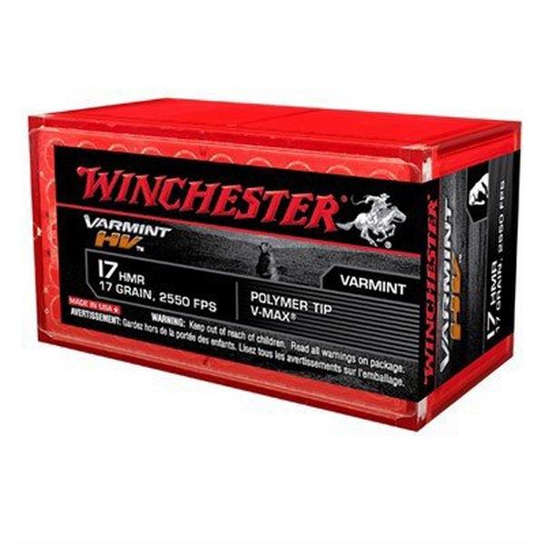 020892102491 Per Round – ** Winchester Varmint HV 17HMR Ammo - 17 G...