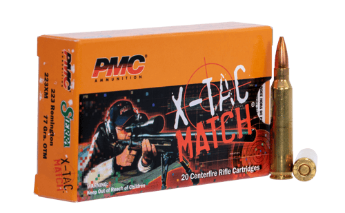 741569060066 PMC 223XM X-Tac Match 223Rem 77gr Open Tip Match 20 Pe...