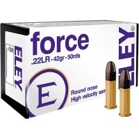 650911024000 Eley Force .22LR 42gr. High Velocity Semi-Auto Ammunit...