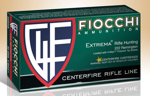 762344707365 Fiocchi 222HVA Field Dynamics 222Rem 50gr Hornady V Ma...