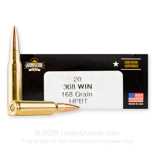 812285021966 Armscor AC3082N Rifle 308 Win 168 gr Boat Tail Hollow ...