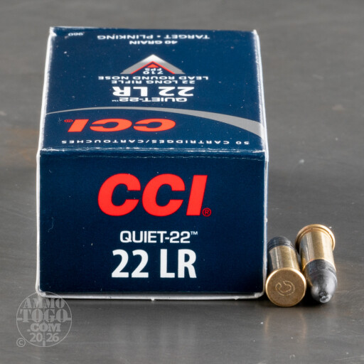 076683509604 CCI Quiet 22 Long Rifle Ammo 40 Grain Lead Round Nose ...