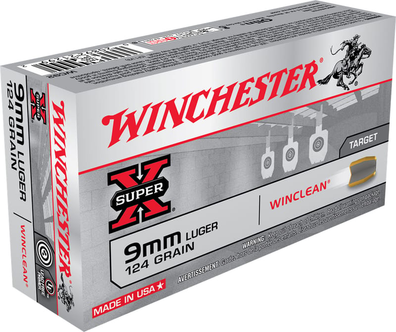 020892212992 ** WIN SPRX WINCLEAN 9MM 124GR Ammunition - 50 Rounds ...