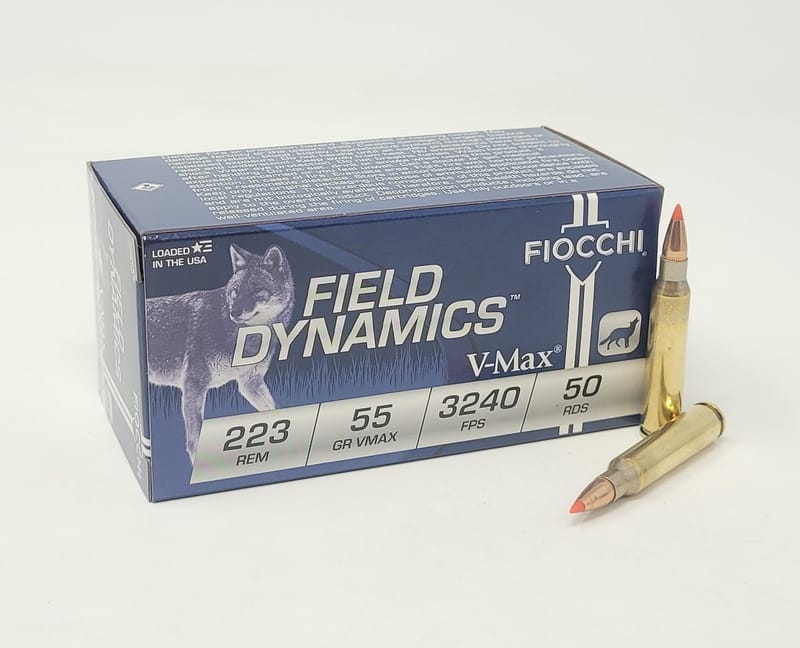 762344712048 Fiocchi 223 Remington Ammunition Field Dynamics FI223H...