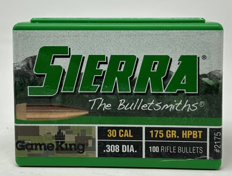 092763021750 Sierra 30 Cal (.308 Dia) Reloading Bullets Gameking SR...