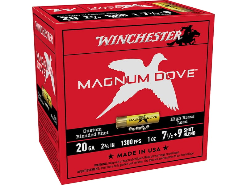 020892029705 Winchester Magnum Dove High Brass 20 Gauge Ammo 2-3/4"...
