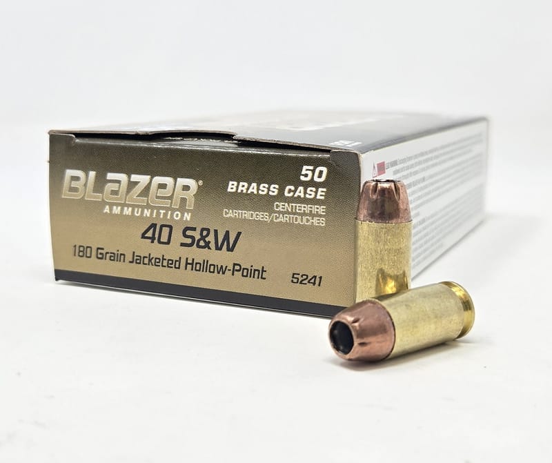 604544700152 CCI 40 S&W Ammunition Blazer CCI5241 180 Grain Jackete...