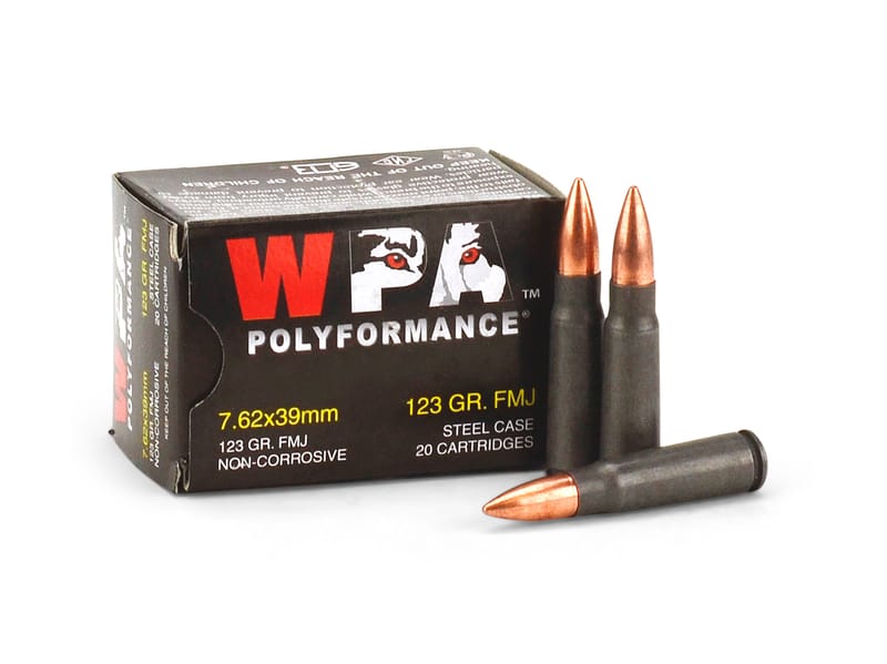 645611762314 Wolf WPA Polyformance Rifle Ammunition 7.62x39mm 123 g...