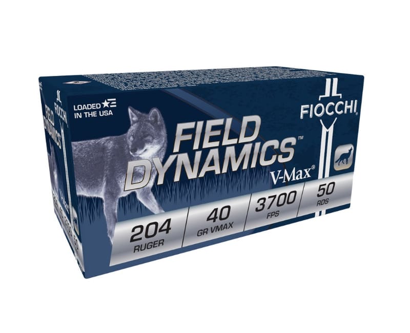 762344862316 Fiocchi 204 Ruger Extrema Ammunition FI204HVB 40 Grain...