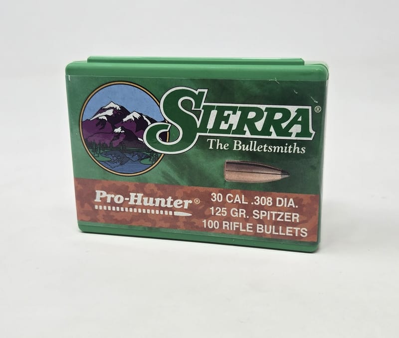 092763021200 Sierra 30 Cal (.308 Dia) Reloading Bullets Pro Hunter ...