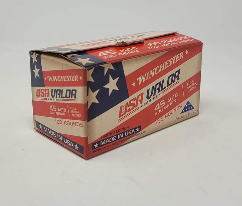 020892231238 Winchester Ammo USAV45A USA Valor 45ACP 230gr Full Met...